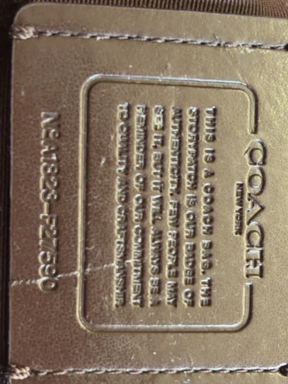 Coach Sierra Satchel with crossgrain leather and polished gold-tone hardware - Picture 6 of 9